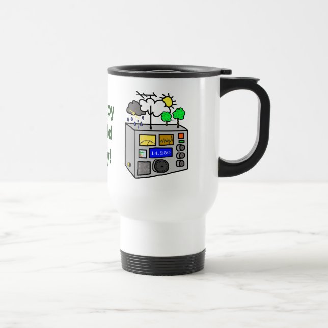 Taza De Viaje Field Day Ham Radio Mug (Derecha)