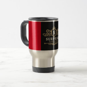 Taza De Viaje fiesta de bodas súper roja moderna