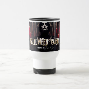 Taza De Viaje Fiesta de Halloween – Invitación Oscura Gótica