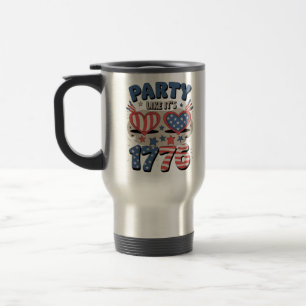 Taza De Viaje FIESTA estadounidense como si fuera 1776, Estados