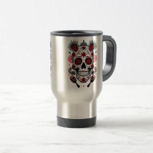 Taza De Viaje Fiesta Skull Vibes 2