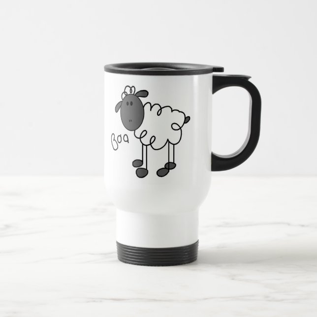 Taza De Viaje Figura camisetas y regalos del palillo de las (Derecha)