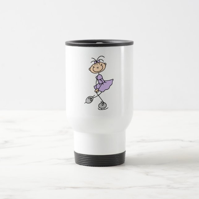 Taza De Viaje Figura camisetas y regalos del vestido de la lila (Centro)