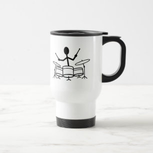 Taza De Viaje Figura de palo de tambor