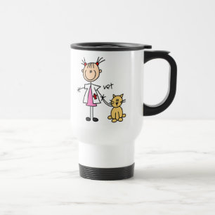 Taza De Viaje Figura veterinaria del palillo