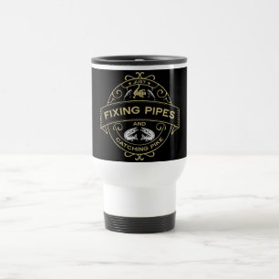 Taza De Viaje Fijación de tuberías y captura