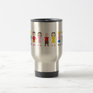 Taza De Viaje Fila de niños