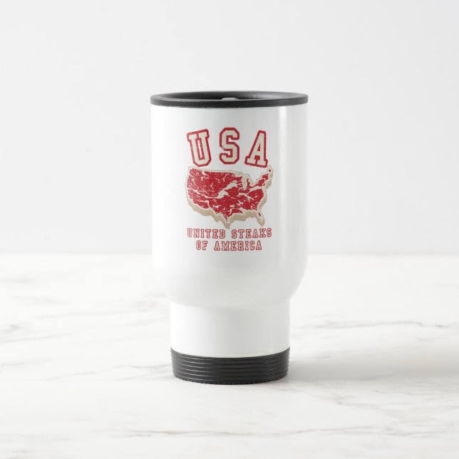 Taza De Viaje Filetes unidos de América (Centro)