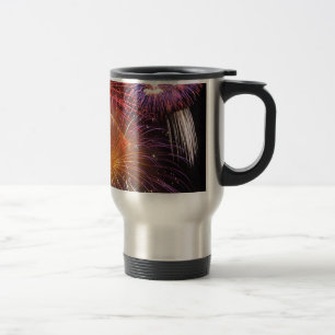 Taza De Viaje Final de fuegos artificiales