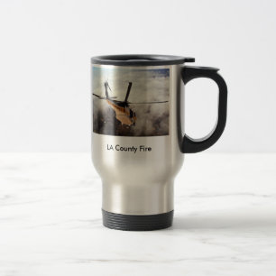 Taza De Viaje Firehawk a través de las nubes, fuego del condado
