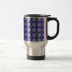 Taza De Viaje Flagos de nieve congelados