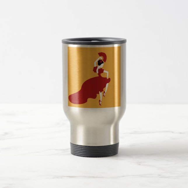 Taza De Viaje Flamenco Dancer (Centro)