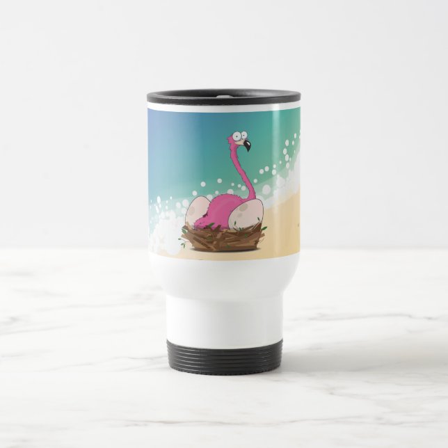 Taza De Viaje Flamencos (Centro)
