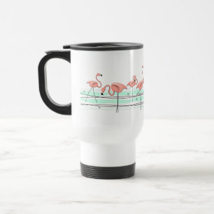 Taza De Viaje Flamingo Ocean Line