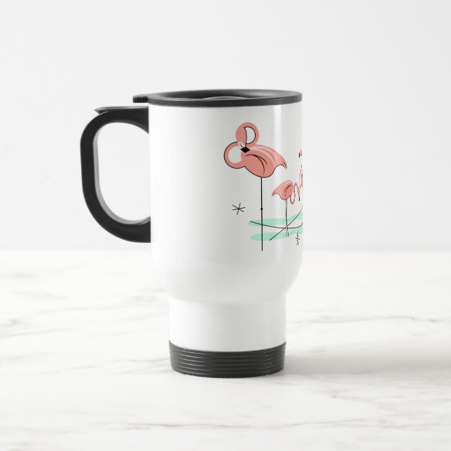 Taza De Viaje Flamingo Ocean Trio fango de viaje (Izquierda)