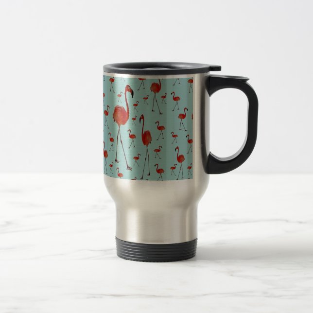 Taza De Viaje Flamingoes a pie (Derecha)