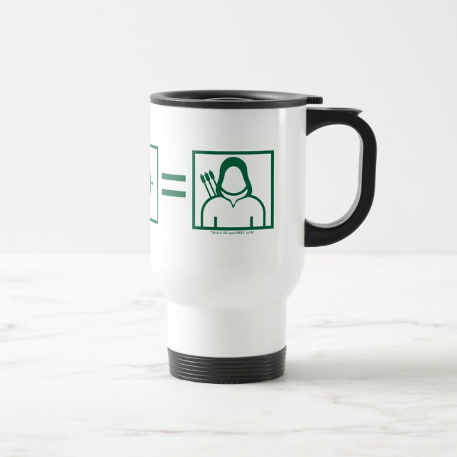 Taza De Viaje Flecha | Ecuación de flecha verde (Derecha)
