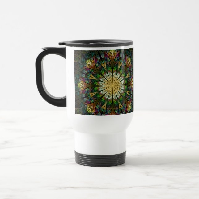 Taza De Viaje Flor agobiada (Izquierda)