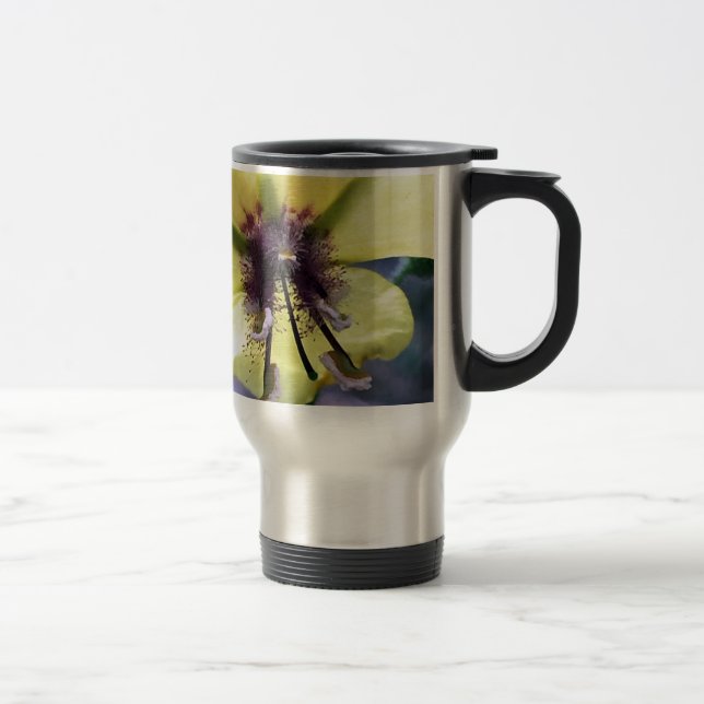 Taza De Viaje Flor Amarilla 3 (Derecha)