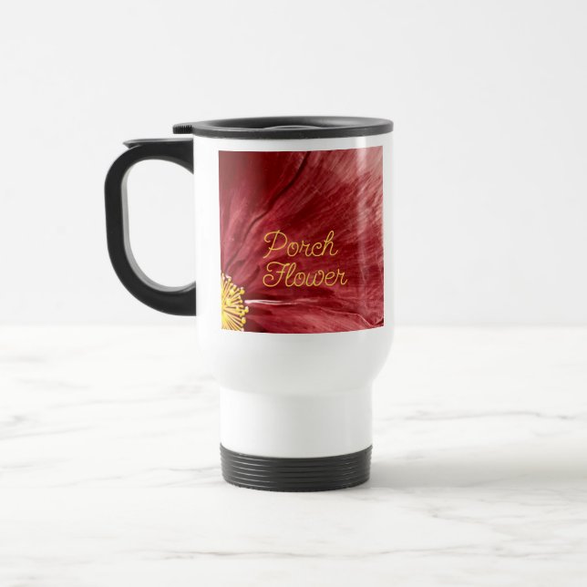 Taza De Viaje Flor de cerdo / Original / (Izquierda)