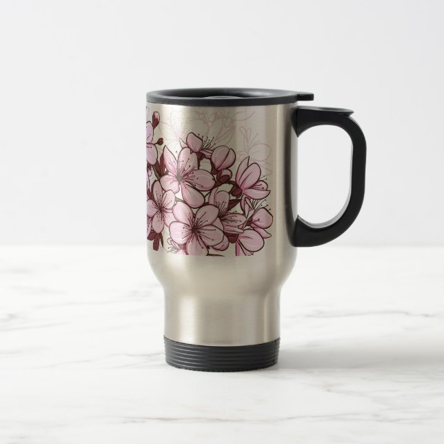 Taza De Viaje Flor de cerezo (Derecha)