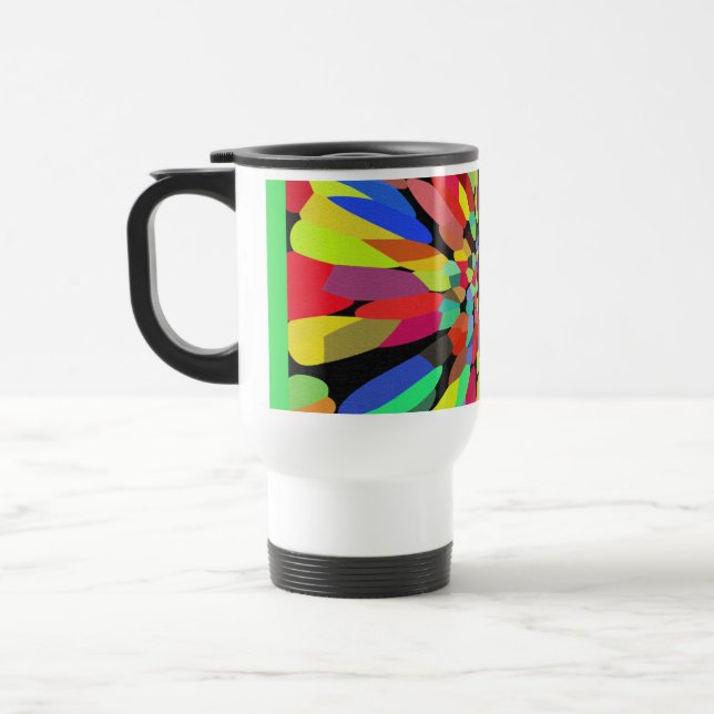 Taza De Viaje Flor de confetán (Izquierda)