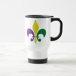 Taza De Viaje Flor de lis del ~ del carnaval