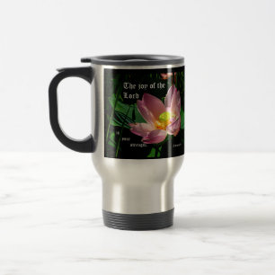 Taza De Viaje Flor de Loto Nehemías 8:10