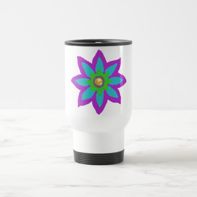 Taza De Viaje Flor espartana Eid (Centro)