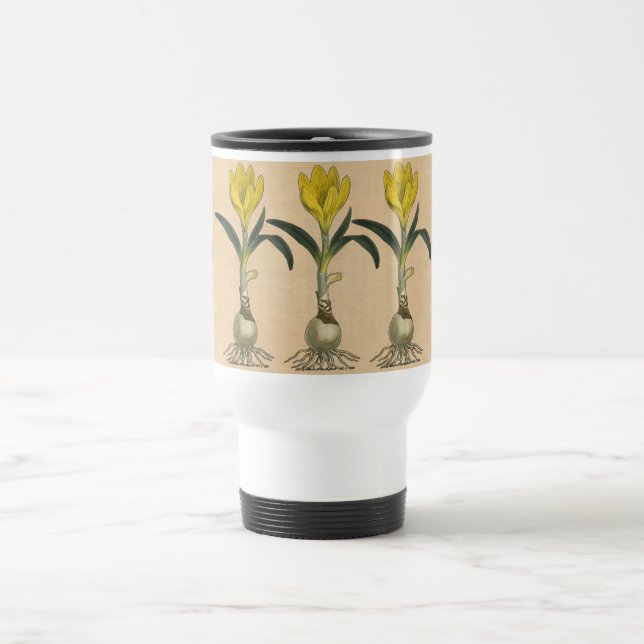 Taza De Viaje Flor Jardín Botánico Amaryllis Tulip (Centro)