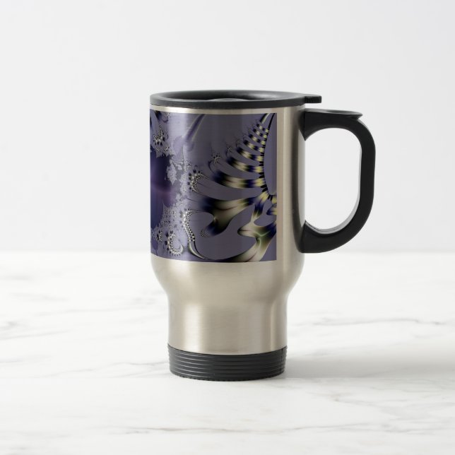 Taza De Viaje Flor Morada (Derecha)