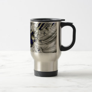 Taza De Viaje Flor Negra