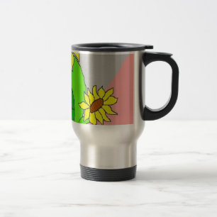 Taza De Viaje floraciones del girasol