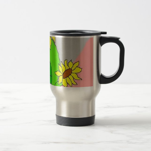 Taza De Viaje floraciones del girasol (Derecha)