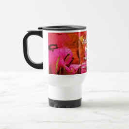 Taza De Viaje Floral AWESOME MOM Proverbs 31