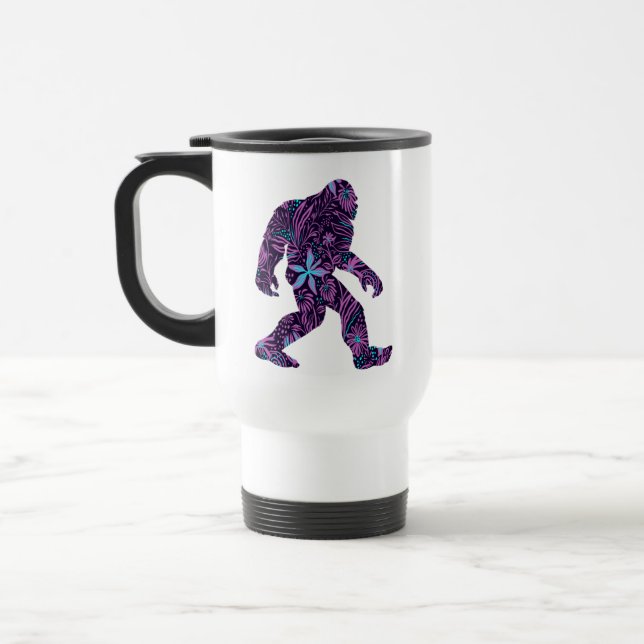 TAZA DE VIAJE FLORAL BIGFOOT (Izquierda)
