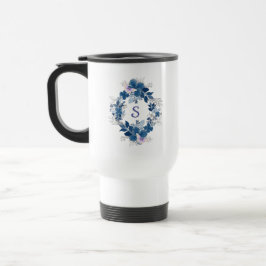 Taza De Viaje Floral Butterfly Travel Mug