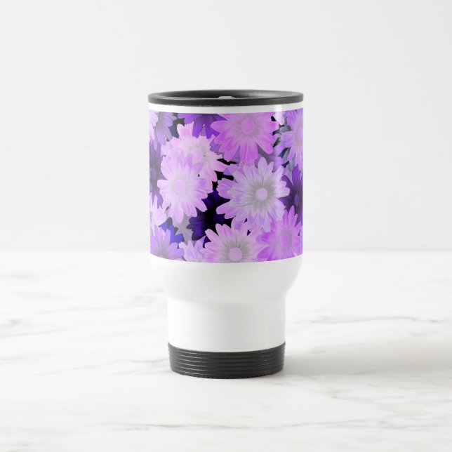 Taza De Viaje Floral malva (Centro)