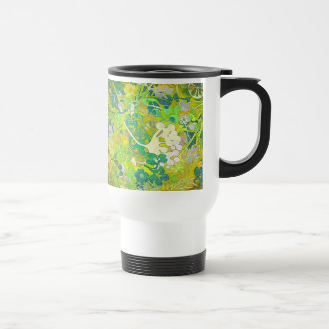 Taza De Viaje Floral retro Wacky 2 (Derecha)