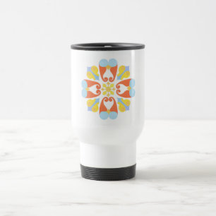 Taza De Viaje Floral Travel Mug