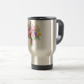 Taza De Viaje Flores
