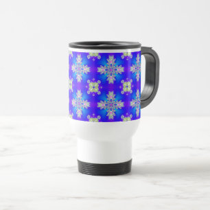 Taza De Viaje Flores artdeco en estilo retro