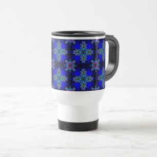Taza De Viaje Flores artdeco en estilo retro