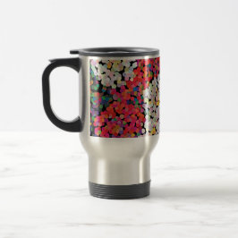 Taza De Viaje Flores de cristal rojo