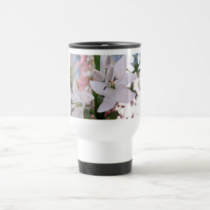 Taza De Viaje flores de lirio blancas de boda flora floral amor 