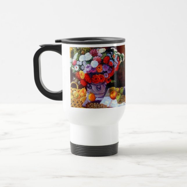 Taza De Viaje Flores de mono y fruta (Izquierda)