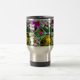 Taza De Viaje Flores de primavera