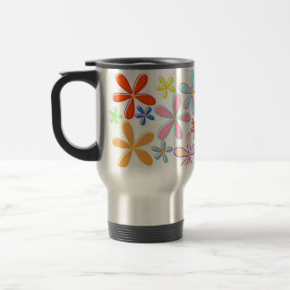 Taza De Viaje Flores de primavera barrena de viajes