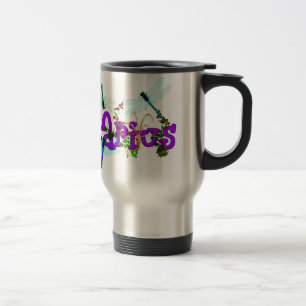 Taza De Viaje Flores del sagitario