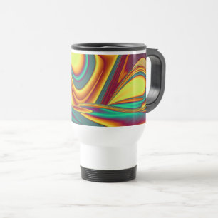 Taza De Viaje Flores mágicas de primavera verano otoño